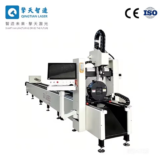 CNC Laser Cutting Machine High Precision Fast Speed Automatic Hiwin Guide Rail for Round and Square Tube