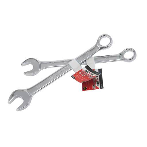 Fully Polished Individual Alloy Steel Wrench Non-Ratcheting SAE X-Large Combination Wrench