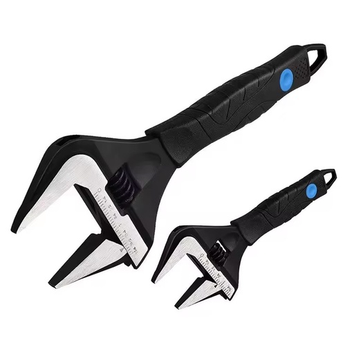 MAXPOWER 6/8/10/12 Inch Deep Jaw Wide Opening Adjustable Wrench Nut Plumbing Repair Tool