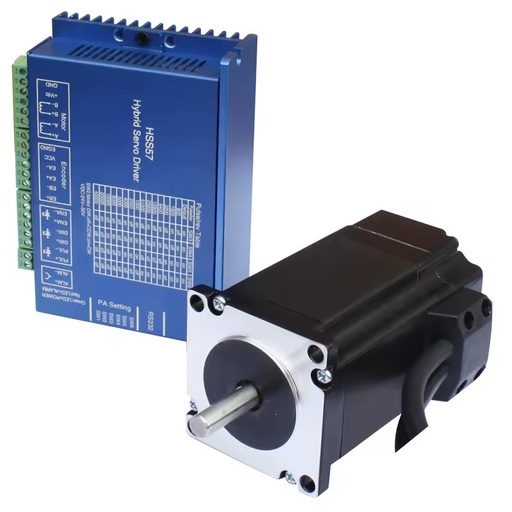 2 Phase Hybrid 5A 3.0N.m Nema 24 Easy Servo Motor with HSS60 Driver Set