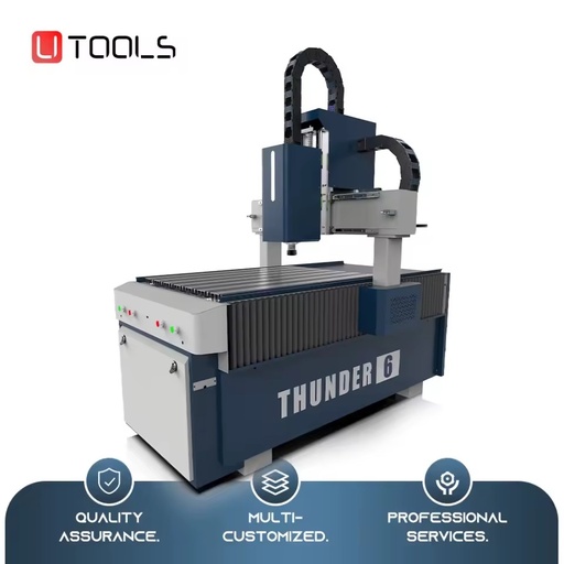 Utools 0609 Mini CNC Router 1.5kw to 2.2kw 600x900 0609 CNC Router Machine Wood 3D Aluminium Vacuum Desktop Wood Router