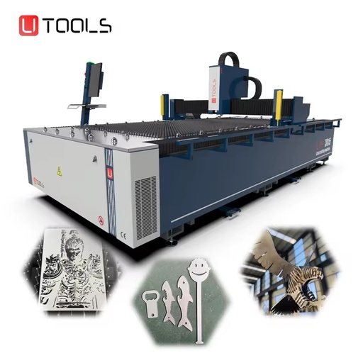 Utools Popular Efficient High Power Stainless Steel Fiber SS CS MS Laser Cutting Machine for Metal 3mm 5mm 8mm