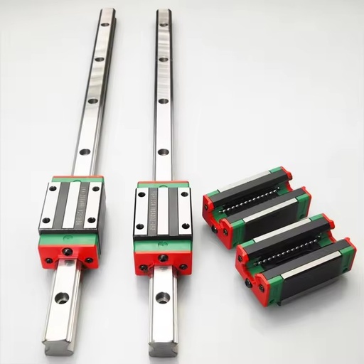 HIWIN HGW20 Linear Guide Rail and HGH20CAZAP Linear Block 23mm Slide Width Bearing Steel 32.75kN Dynamic Load Capacity