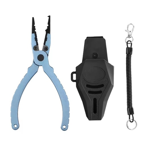 Wholesale Multifunction Aluminum Fishing Pliers Fishing Tackle Hook Recover Cutter Line Split Ring Saltwater Fishing Tool