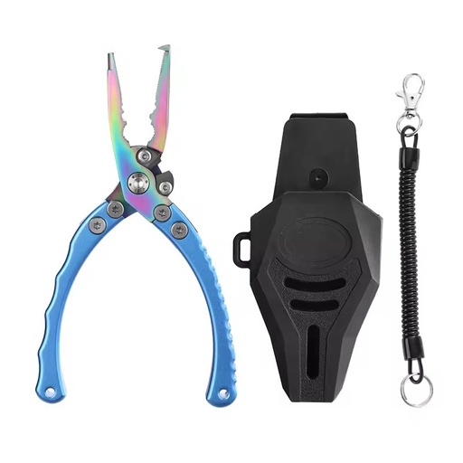 Multifunctional Opening Ring Wire Line Aluminium Fishing Pliers for Fishing Tools
