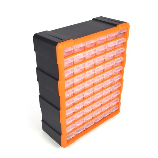 Complete Abs Plastic Transparent Storage Tool Kit Box case Organizer with Drawers