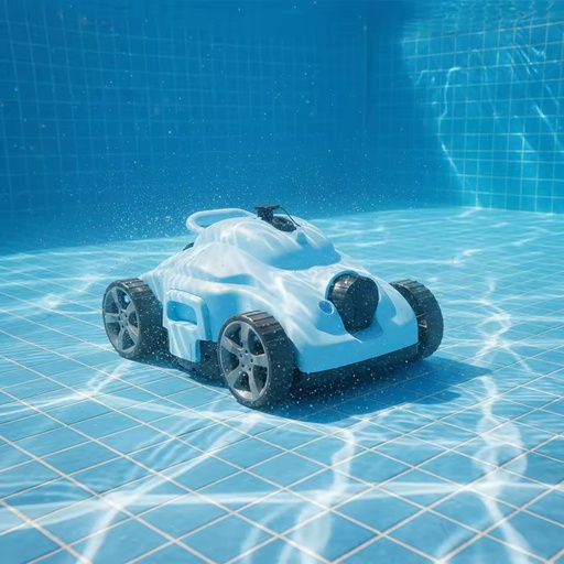 One-touch Automatic Free Cordless Swimming Pool Robot Underwater Cleaner CE Certified Made of ABS Material