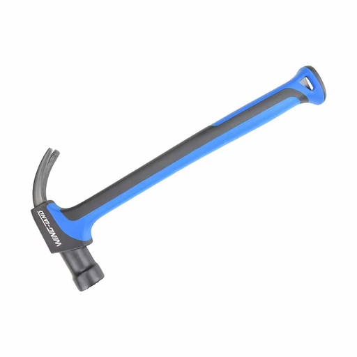16oz High Quality Forged Carbon Steel Hand Tool Magnetic Claw Hammer Fiberglass Handle Camping Hammer