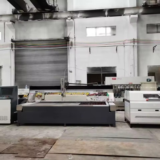 3 Axis CNC Waterjet Cutting Machine for Glass Metal Stone & Marble with PLC & Motor Core Components