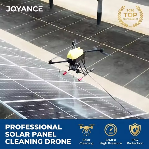 JTC10 Solar Panel Cleaning Drone High Pressure Washer UAV for Professional Building Facade and Glass Roof Maintenance