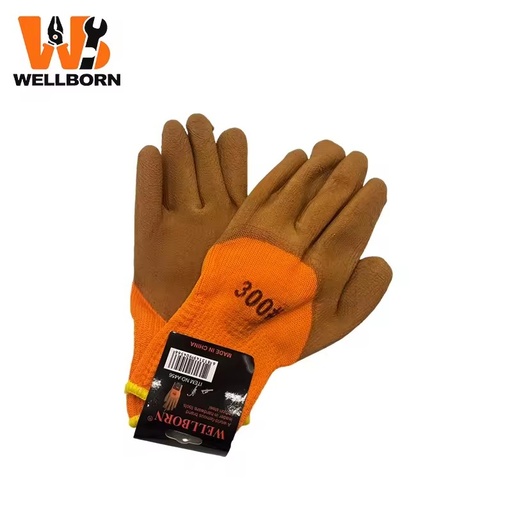 Foam Latex Coated Work Gloves -Breathable Polyester Liner Safety Gloves with Reinforced Palm, Non-Slip Rubber Coating