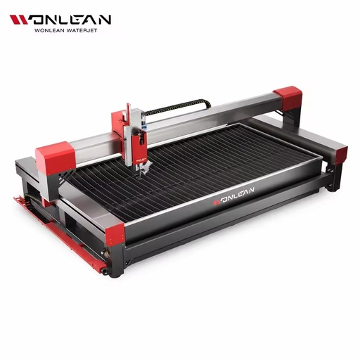 5 Axis CNC Waterjet Cutting Machine 45 Degree for Marble Granite Stone Tile Water Jet Cutter