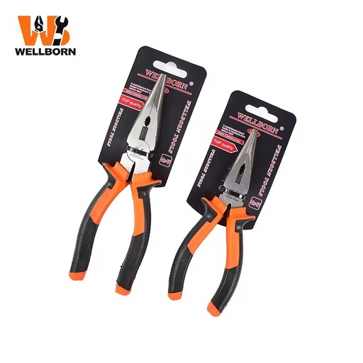 Industrial Grade Steel Polishing Pointed Pliers with Metric Measurement for Cutting and Precise Operation in Narrow Spaces