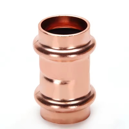 Factory Outlet Copper Press and Solder Tee Pipe Fittings for Push Fit Plumbing Available in Various Sizes
