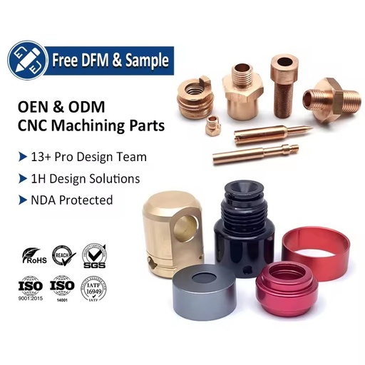 Custom CNC Turning & Lathe Machining Parts Stainless Steel Aluminum Alloy Precision Small OEM Customization Services