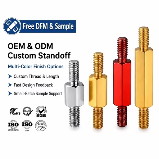 Hex Standoff M2 M2.5 M3 M4 Stainless Steel Aluminum Brass Screw Male and Female Standoff Spacer Fasteners
