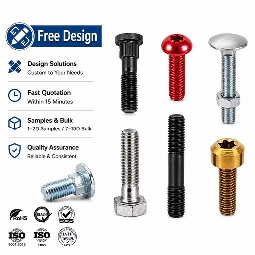 Stud Hexagon Head Bolt M4 M6 M8*20 M12 6mm 5/16" Grade 4.8 5.6 Zinc Plated Plain Titanium Double Sided Forklift Auto