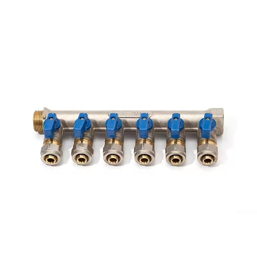 51066 Brass Manifold Fluid Distribution Plumbing Manifold Flows Plumbing Fittings Hydraulic Water Valve Coupling Multiport