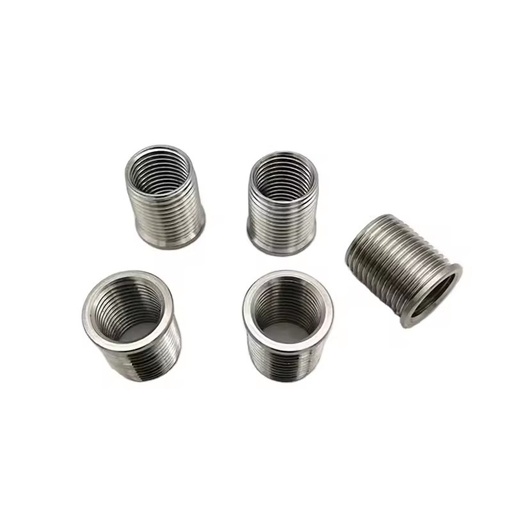 Custom Size 303 Stainless Steel Industrial Nut Screw M10*1-M12*1-12.7mm Fasteners for Thread Repair with Wire Insert and Pin