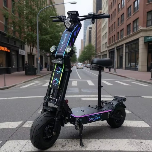 Stock Powerful Scooter 50-60miles Long Distance App Control 72V 35AH Lithium Battery Foldable Electric Scooter for Adult