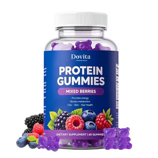 OEM High Protein Gummies 12g Whey BCAA Muscle Recovery Sugar-Free Post-Workout Low Calorie Non-GMO GMP Vegan