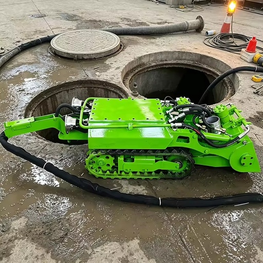 Underwater Cleaning Robot River Dredging Robot with Submersible Dredging Robot High Pressure Jet for Sewer Cleaning