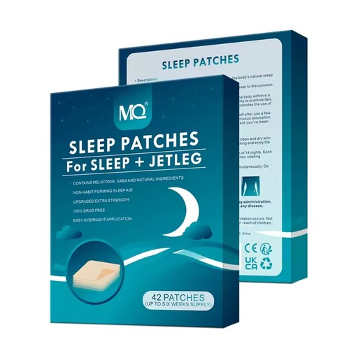 New Arrival 100% Safe and Effective Melatonin Natural Ingredients Enhance Sleep Quality 42pcs/Box Sleep Patch