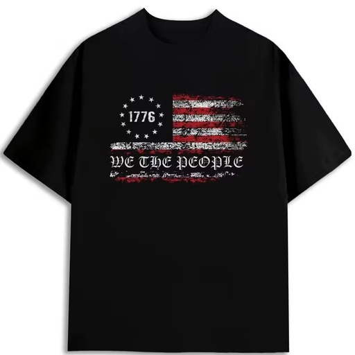 Heavyweight 180GSM Men's T-Shirt Flag 100% Cotton Regular Fit Model MBT-613237591