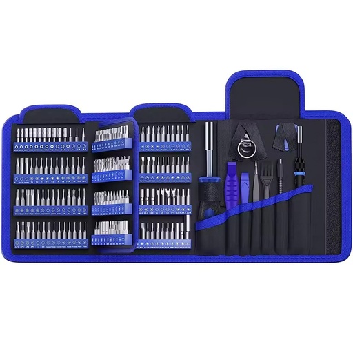 156 Pcs Cloth Bag Electronics Tools Magnetic Mini Repair Precision Screwdriver Set Tool Kit
