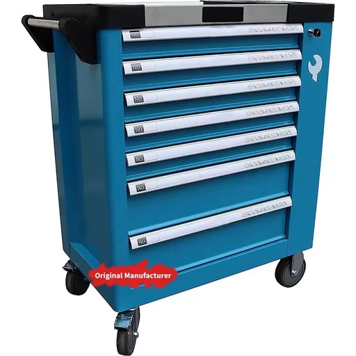 Auto Repair Trolley Tool Cabinet Trolley Tool Box Car Repair Silver with Tools 247pcs Mixer Silver Chest CR-V 200-500