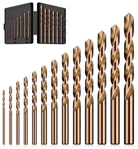 High Quality Power Tool Accessories DIN338 HSS Drill Bits Stainless Steel Metal Spade Gun High Speed Twist Drills Bit Set