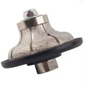 Vacuum Brazed Diamond Hand Profiling Wheel for Granite Marble Edge Stone Grinding Tools