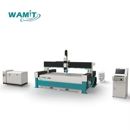 Industrial CNC Waterjet Cutting Equipment Factory Direct Metal Stone Glass Cutter 5 Axis Head Stone Marble Ceramic Tiles