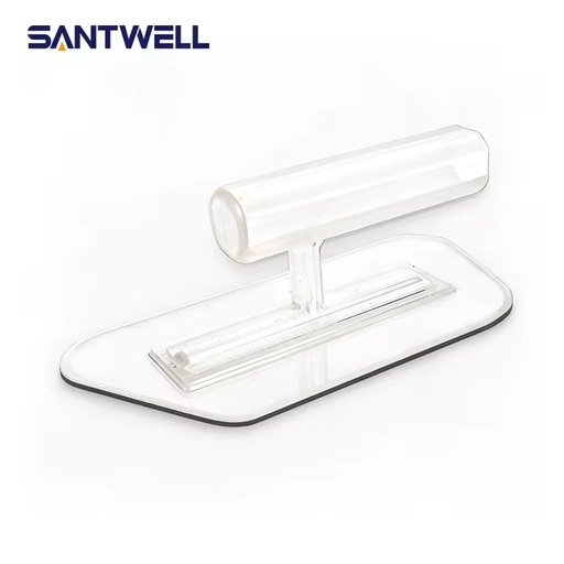 Transparent/White Plastic Scraper Putty Knife for Texture Coating Venetian Plaster Wall Finish Tools- ABS, One-Piece Molded