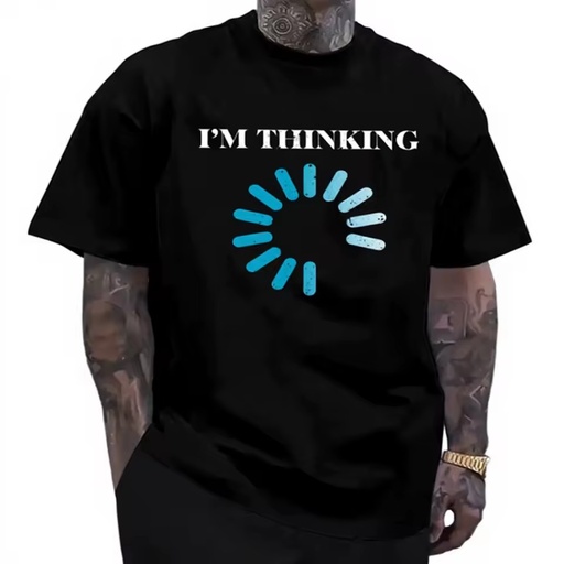 Trendy Unisex Funny Graphic Tees 100% Cotton T-Shirts for Men 220 Grams Grandpa Gift Tops for Model