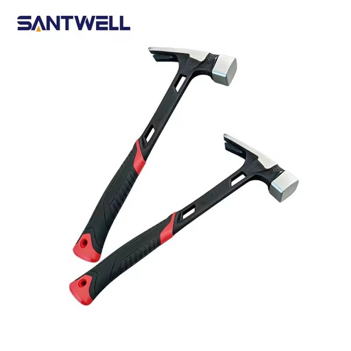 Heavy-duty Industrial Grade One-piece Forged Nail Hammer with Textured Anti-Slip Handle for DIY Use