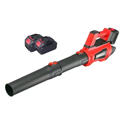 Upgraded High-Efficiency Cordless Leaf Blower 2-Speed Adjustable with 2 Pack 3.0Ah Rechargeable Batteries for Outdoor Cleaning