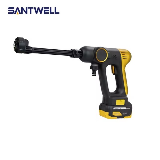 21V Brushless Motor 248 Bar Handheld Cordless Pressure Washer Gun High Pressure Gun for Car, Farm & Roof Cleaning