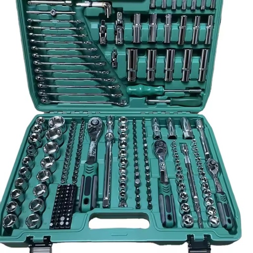 Customizable Auto Maintenance Toolbox with Ratchet Socket Wrench Drill Case Hard Case Pack Home Use Repair Tools OEM Supported