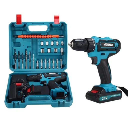Hot Selling Cordless Electric Drill Variable Speed Impact Driver Brushed Battery Drilling Tool max 10 mm OEM Customizable