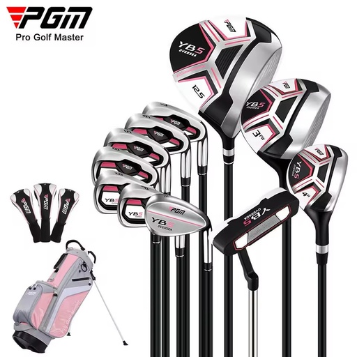 PGM LTG073 YB5 Right Handed Beginner Women Golf Clubs Complete Set with Golf Stand Bag