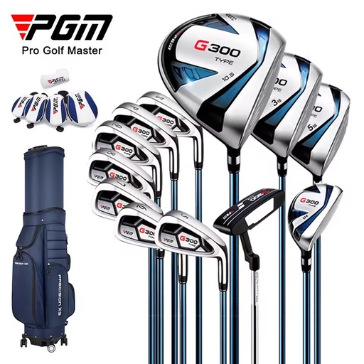 PGM MTG025 G300 Series Right Handed Men Beginner Golf Clubs Complete Set with Golf Bag