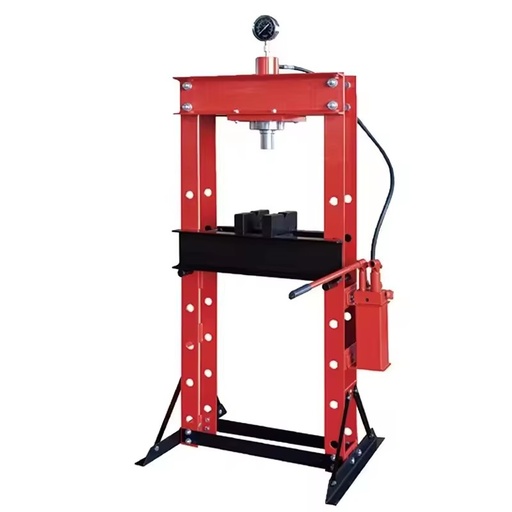 Heavy Duty Jack Hydraulic Shop Press With Hand Winch and Gauge Table Type