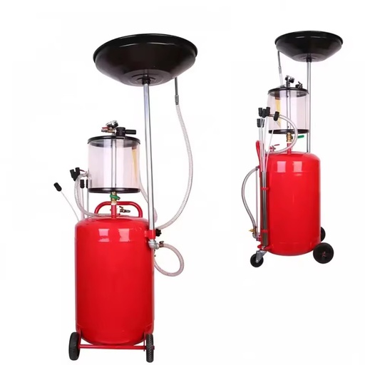 Portable Waste Oil Drain Tank Oil Drain Container Adjustable Funnel Height for Changing Car and Truck Motor Oil