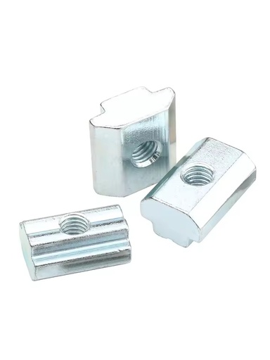 European-standard Aluminum Profile Slide-Block T-Slot Square Nut Grade 4.8 Blue Zinc Nickel-Plated 20304045 Series Chinese
