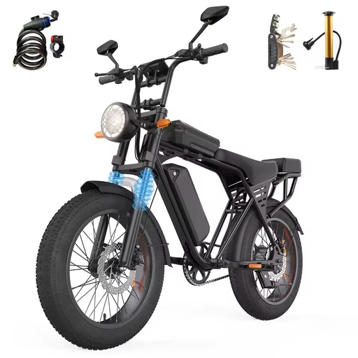 New Arrival X5 Quality Choice Electric Hybrid Bike 20 Inch 48V Adult Electric Dirt Bike Fat Tire Electric Mountain Bike