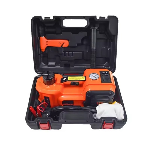Cross-Border 12V Steel Electric Car Jack Off-Road Version Three-in-One Air Pump Tire Change Tool in Stock