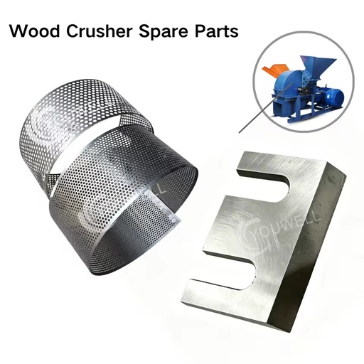 High Wear Resistant Durable Alloy Steel Material Wood Crusher Spare Parts Hammer Blades Knives for Wood Chipper Shredder