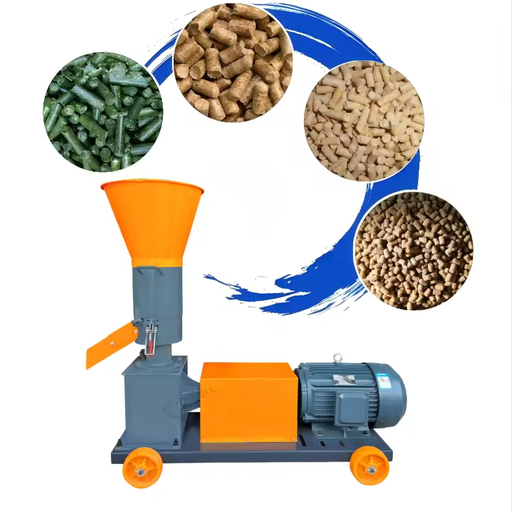 High-Productivity Feed Pellet Machine Processes Straw/Corn Into Pellets for Chicken Cattle Small-Scale Granulator
