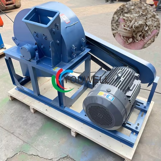 High-Efficiency Wood Shaving 1000kg/h High Output for Compost/Mulch Wood Recycling Shaving Machine for Animal Bedding